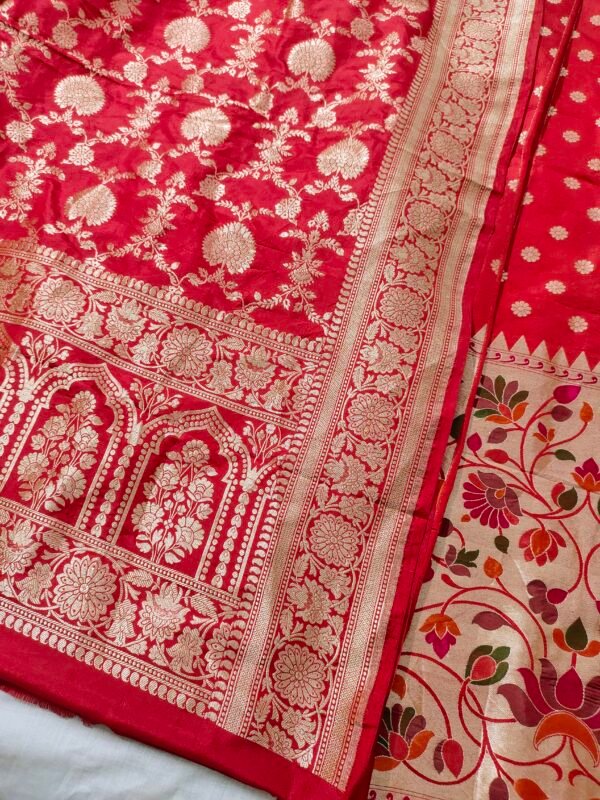 Pure Banarasi Katan Silk Unstitched Lehenga Panel Sets - Image 7